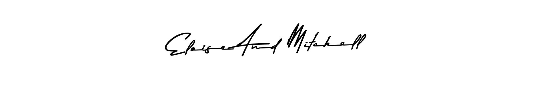 You should practise on your own different ways (Asem Kandis PERSONAL USE) to write your name (Eloise And Mitchell) in signature. don't let someone else do it for you. Eloise And Mitchell signature style 9 images and pictures png