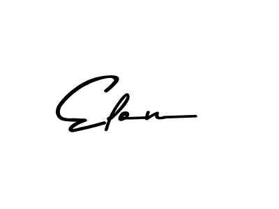 Elon stylish signature style. Best Handwritten Sign (Asem Kandis PERSONAL USE) for my name. Handwritten Signature Collection Ideas for my name Elon. Elon signature style 9 images and pictures png
