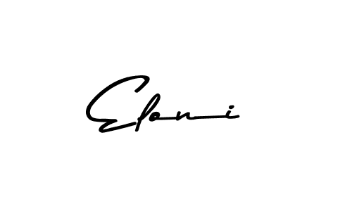 Make a beautiful signature design for name Eloni. With this signature (Asem Kandis PERSONAL USE) style, you can create a handwritten signature for free. Eloni signature style 9 images and pictures png