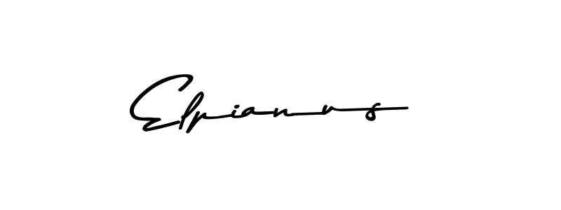Make a beautiful signature design for name Elpianus. Use this online signature maker to create a handwritten signature for free. Elpianus signature style 9 images and pictures png