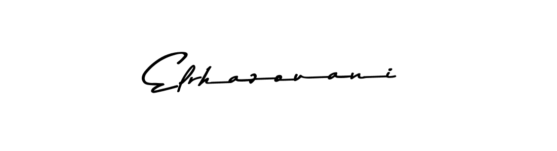 Design your own signature with our free online signature maker. With this signature software, you can create a handwritten (Asem Kandis PERSONAL USE) signature for name Elrhazouani. Elrhazouani signature style 9 images and pictures png