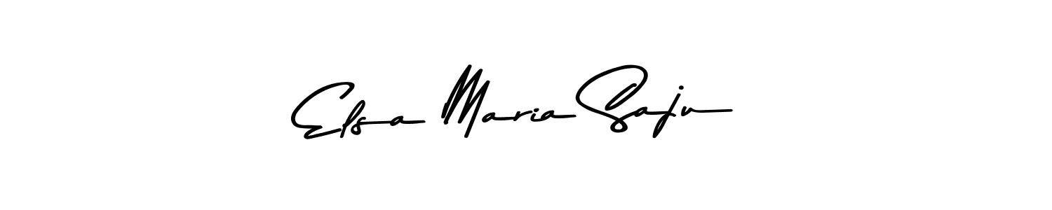 Use a signature maker to create a handwritten signature online. With this signature software, you can design (Asem Kandis PERSONAL USE) your own signature for name Elsa Maria Saju. Elsa Maria Saju signature style 9 images and pictures png