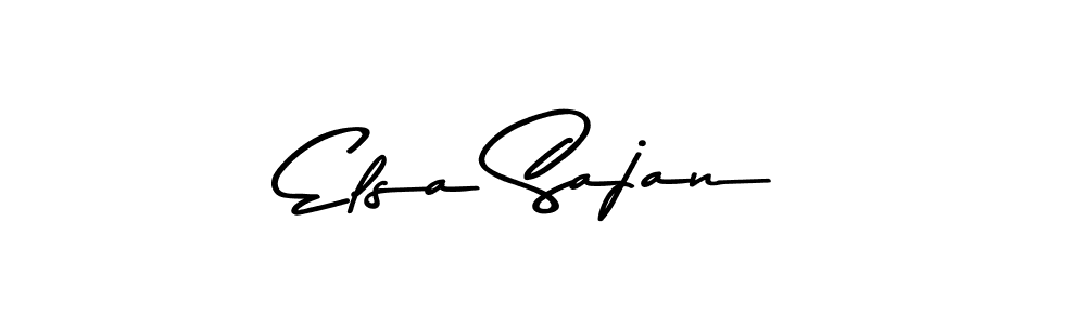 Make a beautiful signature design for name Elsa Sajan. With this signature (Asem Kandis PERSONAL USE) style, you can create a handwritten signature for free. Elsa Sajan signature style 9 images and pictures png