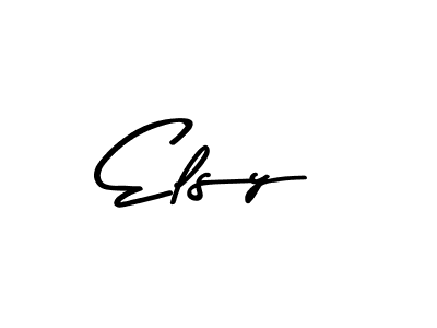 How to make Elsy signature? Asem Kandis PERSONAL USE is a professional autograph style. Create handwritten signature for Elsy name. Elsy signature style 9 images and pictures png