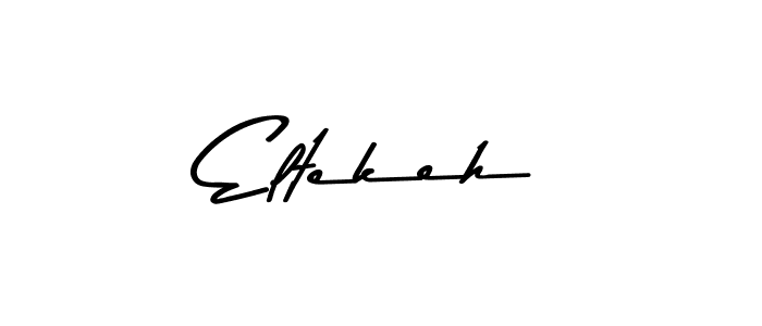 Eltekeh stylish signature style. Best Handwritten Sign (Asem Kandis PERSONAL USE) for my name. Handwritten Signature Collection Ideas for my name Eltekeh. Eltekeh signature style 9 images and pictures png
