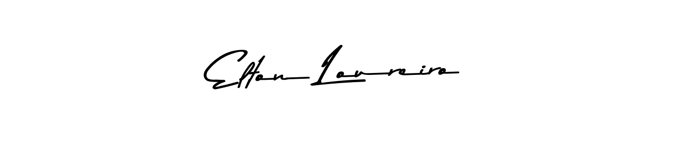Design your own signature with our free online signature maker. With this signature software, you can create a handwritten (Asem Kandis PERSONAL USE) signature for name Elton Loureiro. Elton Loureiro signature style 9 images and pictures png