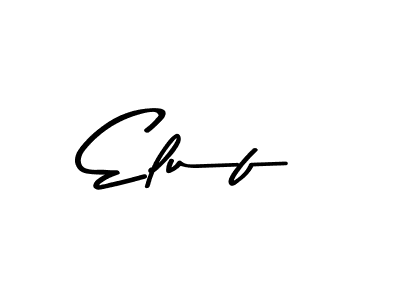 This is the best signature style for the Eluf name. Also you like these signature font (Asem Kandis PERSONAL USE). Mix name signature. Eluf signature style 9 images and pictures png