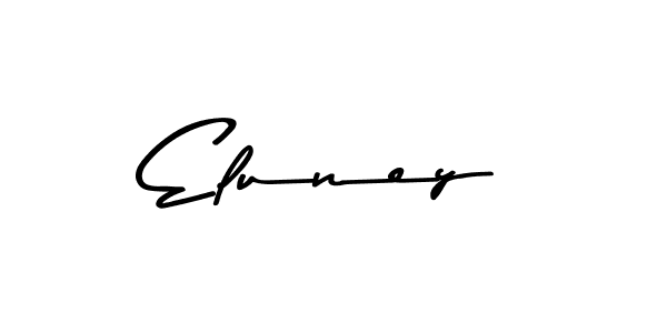 Use a signature maker to create a handwritten signature online. With this signature software, you can design (Asem Kandis PERSONAL USE) your own signature for name Eluney. Eluney signature style 9 images and pictures png