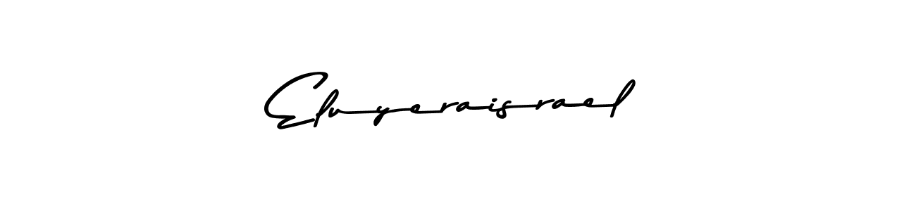 The best way (Asem Kandis PERSONAL USE) to make a short signature is to pick only two or three words in your name. The name Eluyeraisrael include a total of six letters. For converting this name. Eluyeraisrael signature style 9 images and pictures png