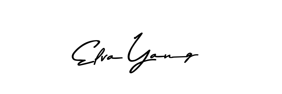How to make Elva Yang signature? Asem Kandis PERSONAL USE is a professional autograph style. Create handwritten signature for Elva Yang name. Elva Yang signature style 9 images and pictures png