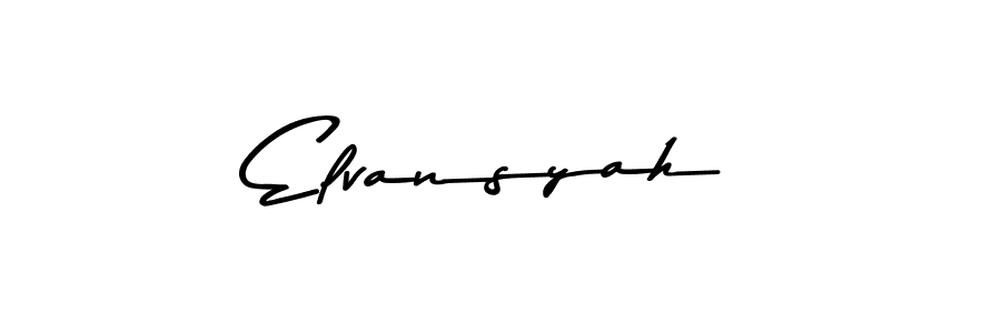 Similarly Asem Kandis PERSONAL USE is the best handwritten signature design. Signature creator online .You can use it as an online autograph creator for name Elvansyah. Elvansyah signature style 9 images and pictures png