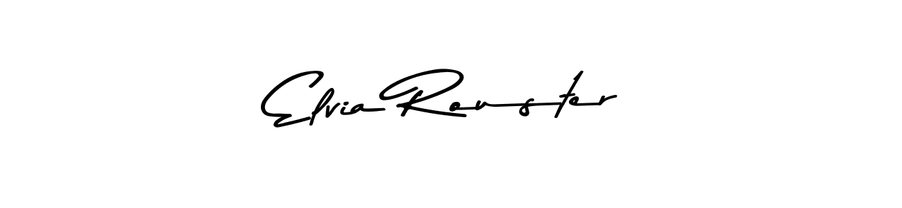 Asem Kandis PERSONAL USE is a professional signature style that is perfect for those who want to add a touch of class to their signature. It is also a great choice for those who want to make their signature more unique. Get Elvia Rouster name to fancy signature for free. Elvia Rouster signature style 9 images and pictures png