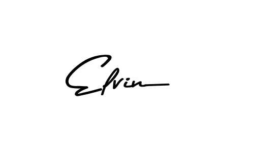 You should practise on your own different ways (Asem Kandis PERSONAL USE) to write your name (Elvin) in signature. don't let someone else do it for you. Elvin signature style 9 images and pictures png