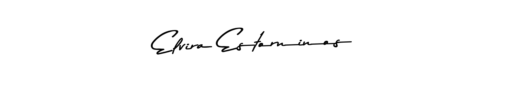 Use a signature maker to create a handwritten signature online. With this signature software, you can design (Asem Kandis PERSONAL USE) your own signature for name Elvira Estorninos. Elvira Estorninos signature style 9 images and pictures png