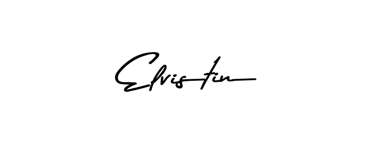 Use a signature maker to create a handwritten signature online. With this signature software, you can design (Asem Kandis PERSONAL USE) your own signature for name Elvistin. Elvistin signature style 9 images and pictures png