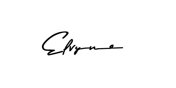 Elvyne stylish signature style. Best Handwritten Sign (Asem Kandis PERSONAL USE) for my name. Handwritten Signature Collection Ideas for my name Elvyne. Elvyne signature style 9 images and pictures png