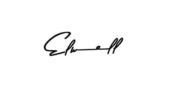 Make a beautiful signature design for name Elwell. With this signature (Asem Kandis PERSONAL USE) style, you can create a handwritten signature for free. Elwell signature style 9 images and pictures png