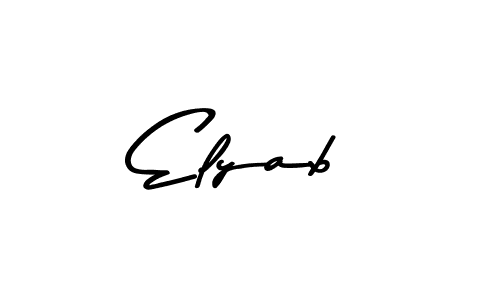 Also You can easily find your signature by using the search form. We will create Elyab name handwritten signature images for you free of cost using Asem Kandis PERSONAL USE sign style. Elyab signature style 9 images and pictures png