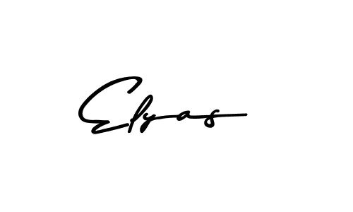 How to make Elyas name signature. Use Asem Kandis PERSONAL USE style for creating short signs online. This is the latest handwritten sign. Elyas signature style 9 images and pictures png