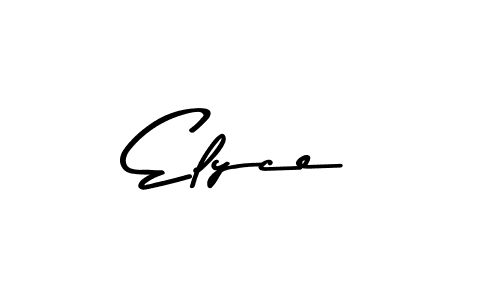 Similarly Asem Kandis PERSONAL USE is the best handwritten signature design. Signature creator online .You can use it as an online autograph creator for name Elyce. Elyce signature style 9 images and pictures png