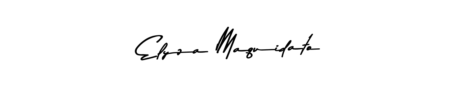 Make a short Elyza Maquidato signature style. Manage your documents anywhere anytime using Asem Kandis PERSONAL USE. Create and add eSignatures, submit forms, share and send files easily. Elyza Maquidato signature style 9 images and pictures png