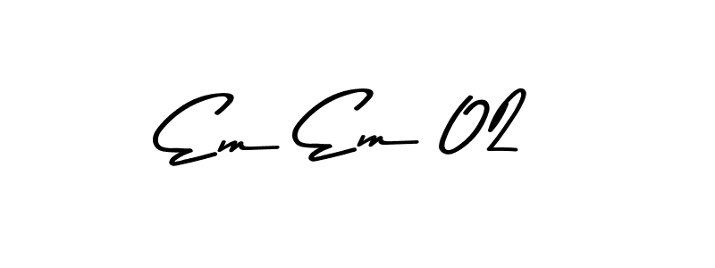 Use a signature maker to create a handwritten signature online. With this signature software, you can design (Asem Kandis PERSONAL USE) your own signature for name Em Em 02. Em Em 02 signature style 9 images and pictures png