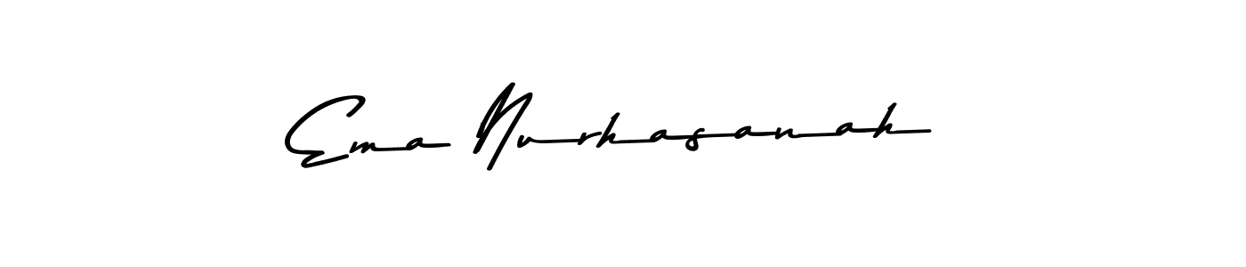 Here are the top 10 professional signature styles for the name Ema Nurhasanah. These are the best autograph styles you can use for your name. Ema Nurhasanah signature style 9 images and pictures png