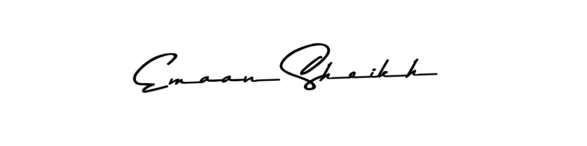 Similarly Asem Kandis PERSONAL USE is the best handwritten signature design. Signature creator online .You can use it as an online autograph creator for name Emaan Sheikh. Emaan Sheikh signature style 9 images and pictures png
