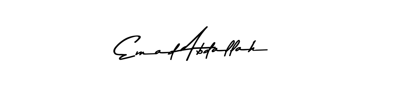 Emad Abdallah stylish signature style. Best Handwritten Sign (Asem Kandis PERSONAL USE) for my name. Handwritten Signature Collection Ideas for my name Emad Abdallah. Emad Abdallah signature style 9 images and pictures png