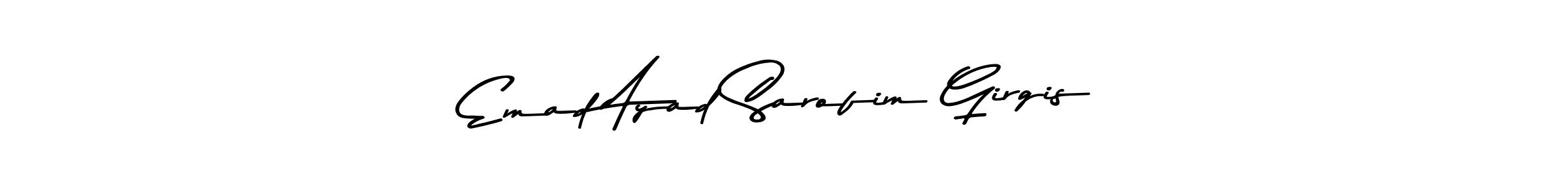 Here are the top 10 professional signature styles for the name Emad Ayad Sarofim Girgis. These are the best autograph styles you can use for your name. Emad Ayad Sarofim Girgis signature style 9 images and pictures png