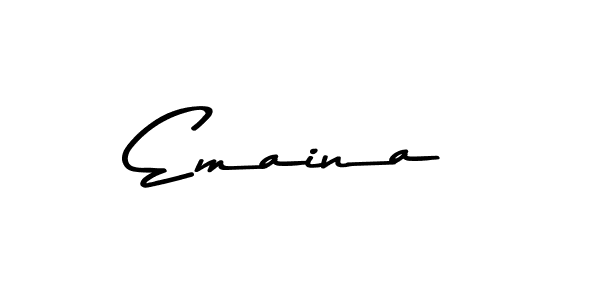 Asem Kandis PERSONAL USE is a professional signature style that is perfect for those who want to add a touch of class to their signature. It is also a great choice for those who want to make their signature more unique. Get Emaina name to fancy signature for free. Emaina signature style 9 images and pictures png