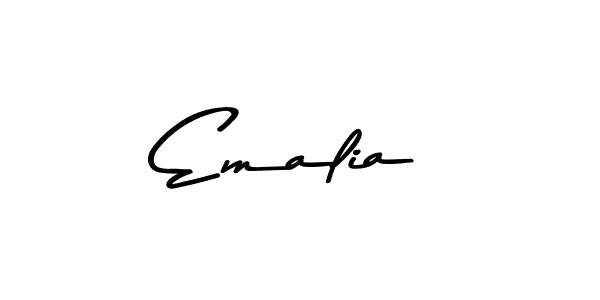 Make a beautiful signature design for name Emalia. With this signature (Asem Kandis PERSONAL USE) style, you can create a handwritten signature for free. Emalia signature style 9 images and pictures png