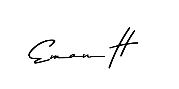 Design your own signature with our free online signature maker. With this signature software, you can create a handwritten (Asem Kandis PERSONAL USE) signature for name Eman H. Eman H signature style 9 images and pictures png