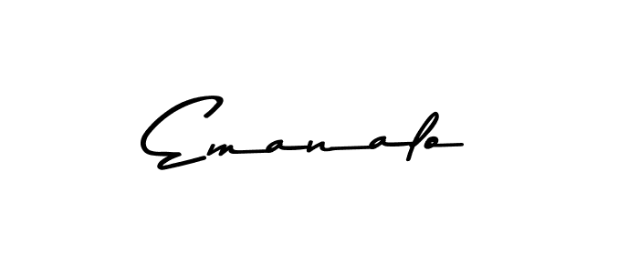 It looks lik you need a new signature style for name Emanalo. Design unique handwritten (Asem Kandis PERSONAL USE) signature with our free signature maker in just a few clicks. Emanalo signature style 9 images and pictures png