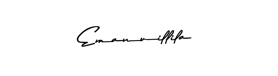 Make a beautiful signature design for name Emanuillila. With this signature (Asem Kandis PERSONAL USE) style, you can create a handwritten signature for free. Emanuillila signature style 9 images and pictures png