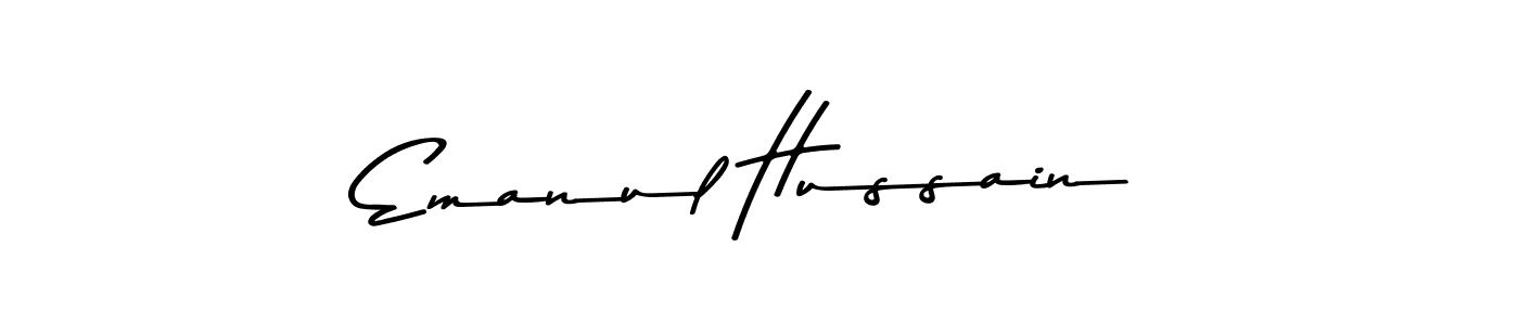 It looks lik you need a new signature style for name Emanul Hussain. Design unique handwritten (Asem Kandis PERSONAL USE) signature with our free signature maker in just a few clicks. Emanul Hussain signature style 9 images and pictures png