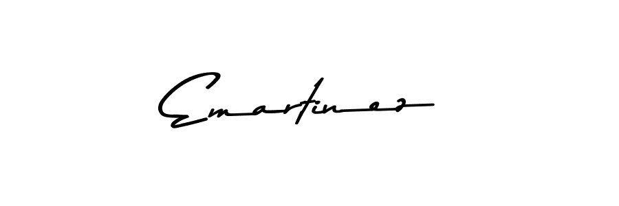 Design your own signature with our free online signature maker. With this signature software, you can create a handwritten (Asem Kandis PERSONAL USE) signature for name Emartinez. Emartinez signature style 9 images and pictures png