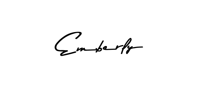 Asem Kandis PERSONAL USE is a professional signature style that is perfect for those who want to add a touch of class to their signature. It is also a great choice for those who want to make their signature more unique. Get Emberly name to fancy signature for free. Emberly signature style 9 images and pictures png