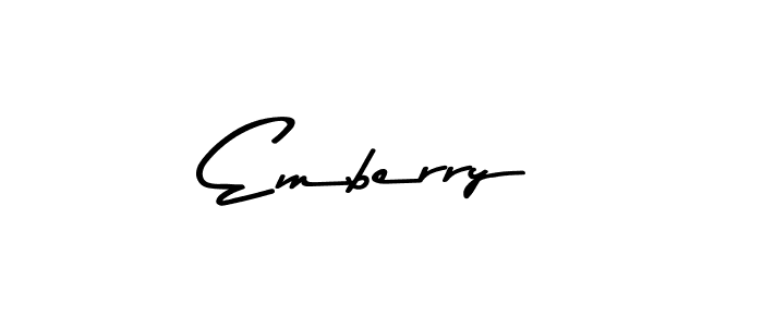 This is the best signature style for the Emberry name. Also you like these signature font (Asem Kandis PERSONAL USE). Mix name signature. Emberry signature style 9 images and pictures png
