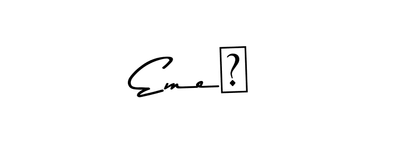 Make a beautiful signature design for name Eme⁹³. With this signature (Asem Kandis PERSONAL USE) style, you can create a handwritten signature for free. Eme⁹³ signature style 9 images and pictures png