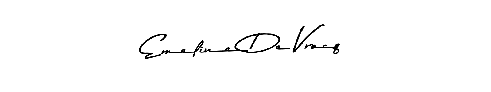 Check out images of Autograph of Emeline De Vrocq name. Actor Emeline De Vrocq Signature Style. Asem Kandis PERSONAL USE is a professional sign style online. Emeline De Vrocq signature style 9 images and pictures png