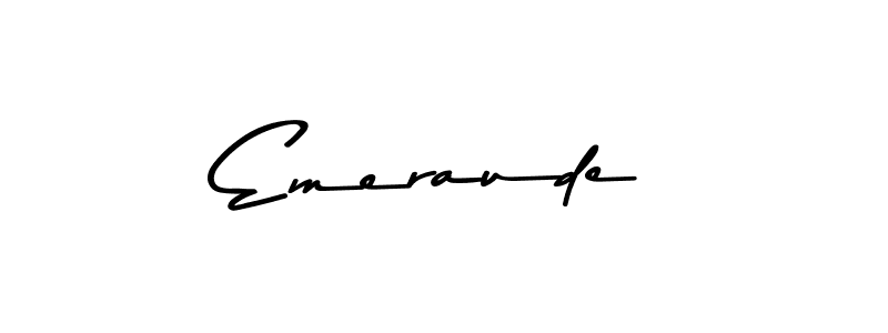 Design your own signature with our free online signature maker. With this signature software, you can create a handwritten (Asem Kandis PERSONAL USE) signature for name Emeraude. Emeraude signature style 9 images and pictures png