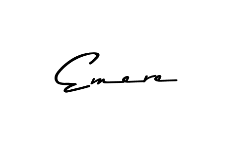 if you are searching for the best signature style for your name Emere. so please give up your signature search. here we have designed multiple signature styles  using Asem Kandis PERSONAL USE. Emere signature style 9 images and pictures png