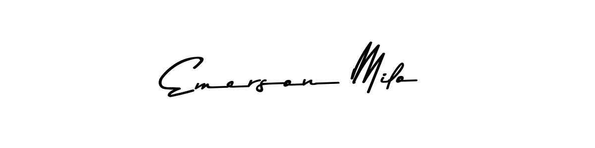 How to make Emerson Milo signature? Asem Kandis PERSONAL USE is a professional autograph style. Create handwritten signature for Emerson Milo name. Emerson Milo signature style 9 images and pictures png