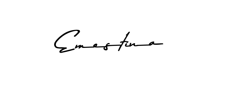 How to Draw Emestina signature style? Asem Kandis PERSONAL USE is a latest design signature styles for name Emestina. Emestina signature style 9 images and pictures png