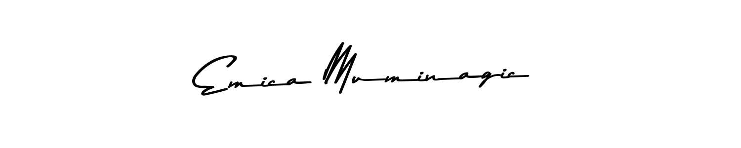 Make a beautiful signature design for name Emica Muminagic. Use this online signature maker to create a handwritten signature for free. Emica Muminagic signature style 9 images and pictures png