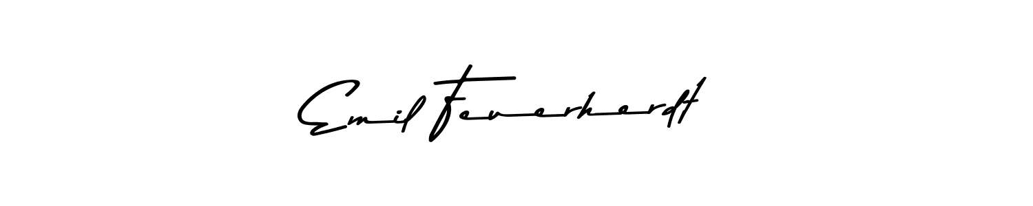 Also You can easily find your signature by using the search form. We will create Emil Feuerherdt name handwritten signature images for you free of cost using Asem Kandis PERSONAL USE sign style. Emil Feuerherdt signature style 9 images and pictures png