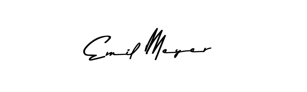 How to make Emil Meyer name signature. Use Asem Kandis PERSONAL USE style for creating short signs online. This is the latest handwritten sign. Emil Meyer signature style 9 images and pictures png