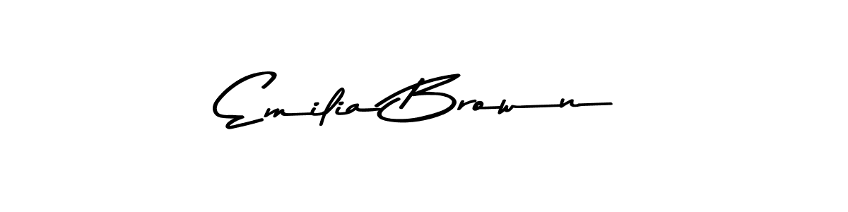 The best way (Asem Kandis PERSONAL USE) to make a short signature is to pick only two or three words in your name. The name Emilia Brown include a total of six letters. For converting this name. Emilia Brown signature style 9 images and pictures png
