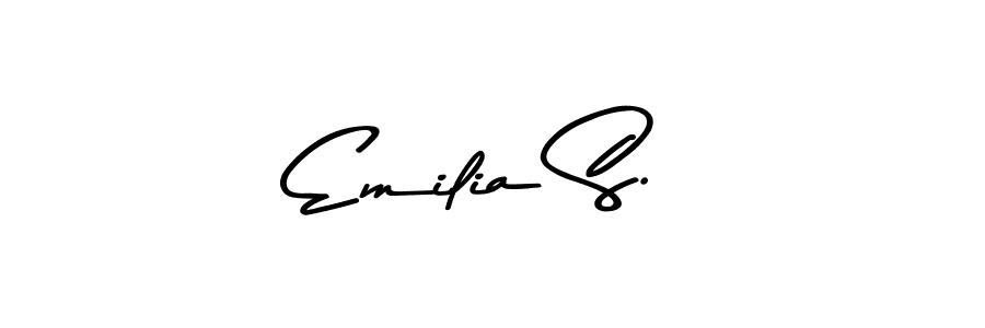 How to Draw Emilia S. signature style? Asem Kandis PERSONAL USE is a latest design signature styles for name Emilia S.. Emilia S. signature style 9 images and pictures png